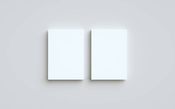 istock A5 Flyer / Brochure Mock-Up - Two Stacks of Flyers 1312551939