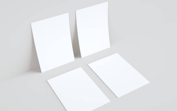 istock A5 Flyer / Brochure Mock-Up - Two Flyers Against Wall Background 1312551953