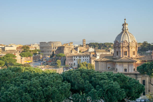 istock Rome city scenery with The Colosseum 1312554712