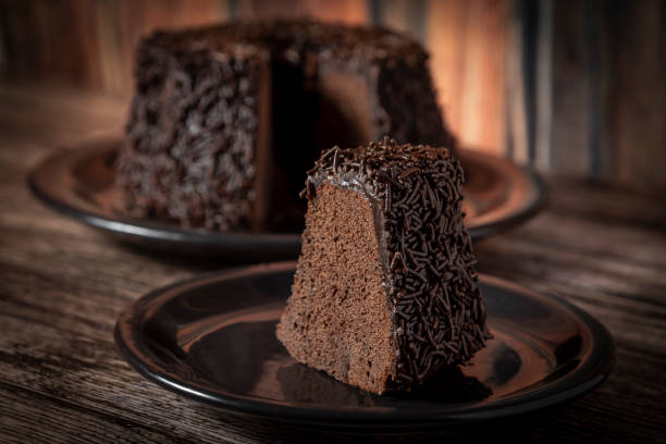 istock Slice of chocolate cake 1312555010