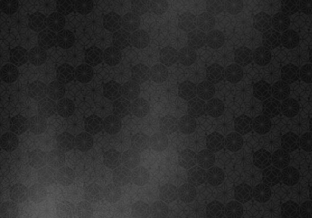 istock Black background of Japanese paper 1312557743