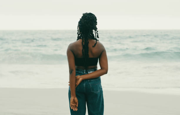 istock Coming to the beach always calms me 1312558494