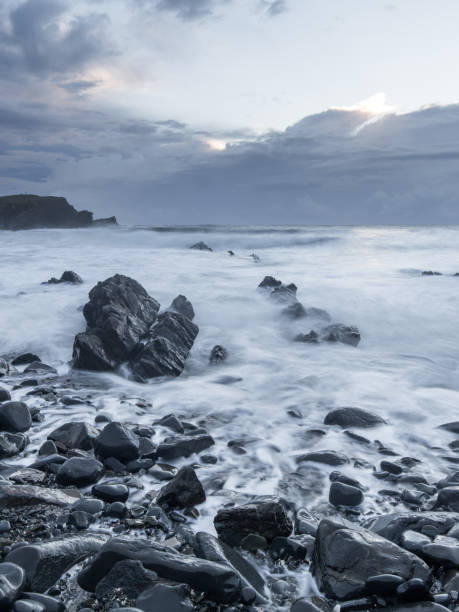 istock Stone and rock on the beach 1312561545