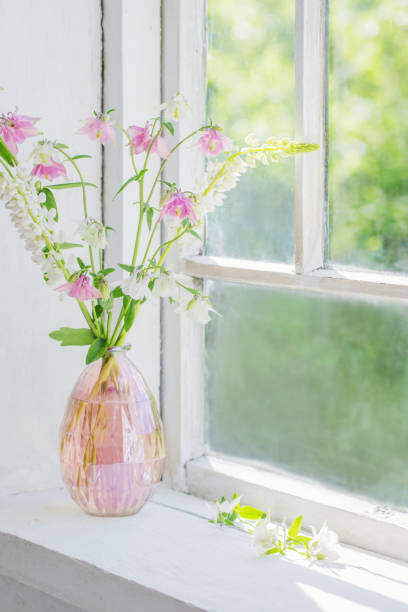 istock summer flowers in vase on windowsill in sunlight 1312574709