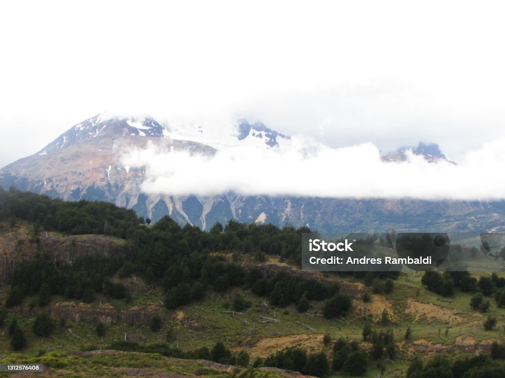 Nature in Patagonia, Villa cerro castillo Nature in Patagonia, Andes mountains in Chile Chile Stock Photo