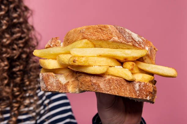 istock French Fries Sandwich 1312586011
