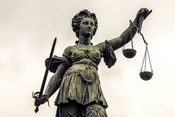 Lady JustitiaNote: Justice fountain in Frankfurt, build 1887 by Friedrich Schierholz