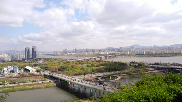 istock Seoul scenery seen from Eungbongsan 1312588730