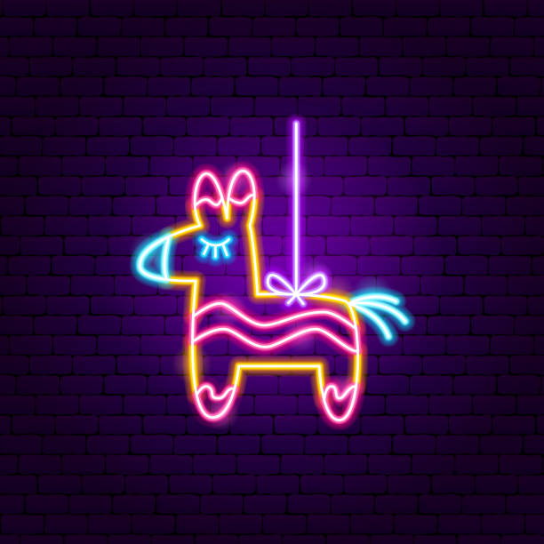 Pinata Neon Sign Stock Illustration - Download Image Now - Animal, Candy, Celebration - iStock Pinata Neon Sign Stock Illustration - Download Image Now - Animal, Candy, Celebration - iStock