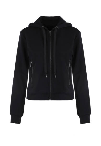 istock Modern hoodie black color 1312601421