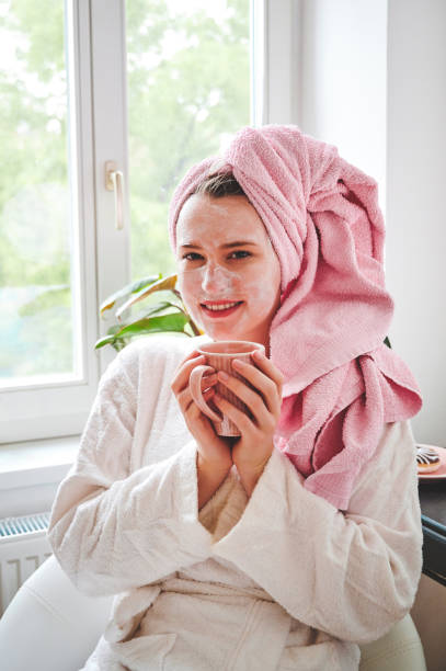 istock Starting the day off with good skin and caffeine 1312603523