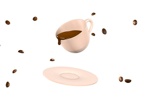 istock Espresso in cup and coffee beans 1312607609