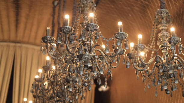 istock A beautiful chandelier in a restaurant 1312614108