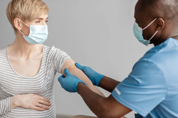 istock Vaccination and prevention against flu or coronavirus pandemic 1312616400