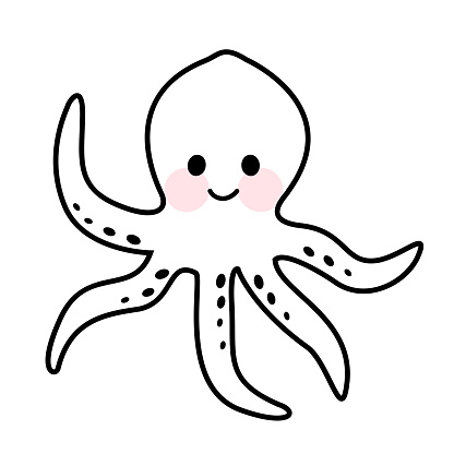 Free download of Octopus Cartoon Vector Graphic