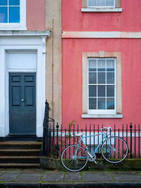 Pink Georgian house