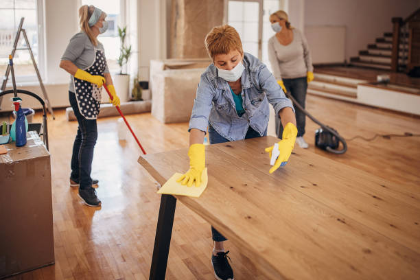 istock Female cleaners working together 1312628943