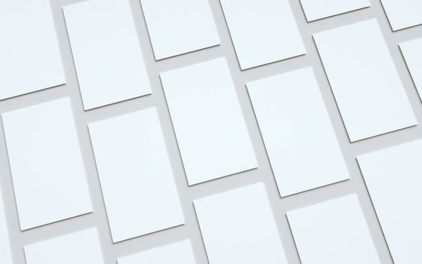 istock Business Card Mock-Up (US 3.5 x 2) - Multiple Tiled Cards 1312636114