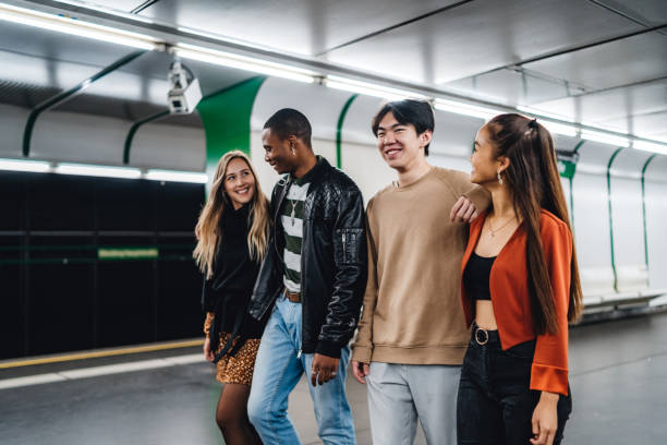 istock Teenagers in subway station 1312638593