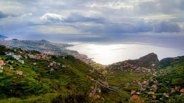 View on Madeira island from high spot near Funchal (Portugal). Photo taken with Samsung Galaxy Note 4