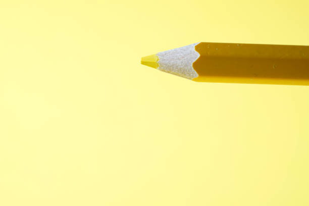 istock Colorful crayons, pencils with plain paper as a background with structure 1312655008