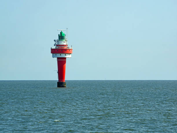 istock Lighthouse Alte Weser in the North Sea 1312659134
