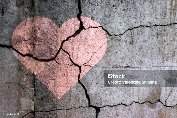 A Broken Heart Stock Photo - Download Image Now - Broken Heart, Grief, Separation
