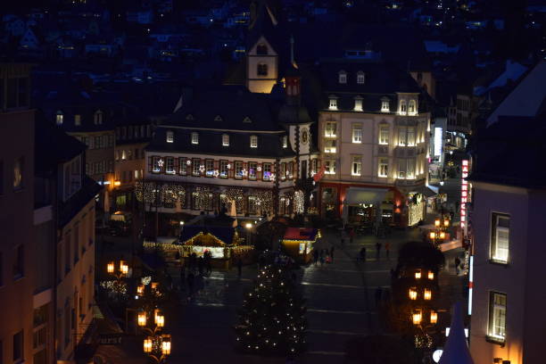 istock Chistmas light on the market place in Mayen 1312668794