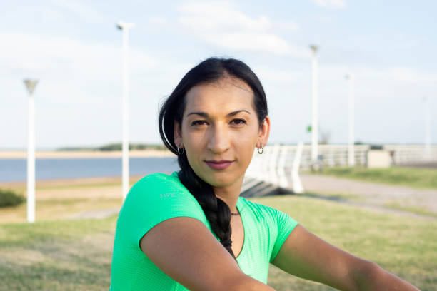 transgender girl doing sport