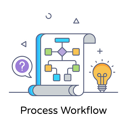 Current Process Images Process Workflow Stock Illustration - Download Image Now - Chart ...
