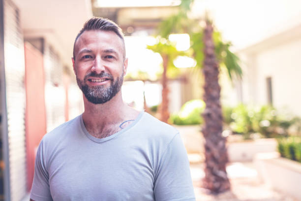 istock Portrait of a Handsome Caucasian Man 1312687554