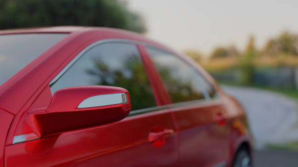 istock 3d visualization of the car side mirror close-up 1312690140