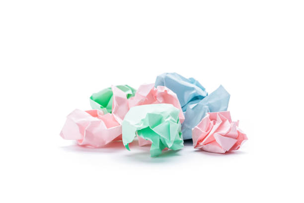 istock color crumpled paper balls isolated on white background. abstract creative background 1312690672