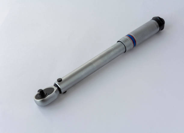 istock Small torque wrench ratchet isolated on white background 1312693374