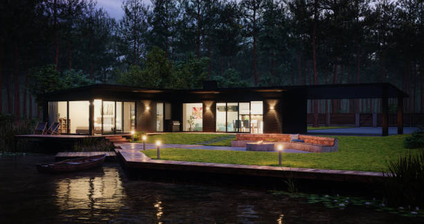 Houseboat on lake in Germany, Summer Adventure Vacations, Brandenburg State