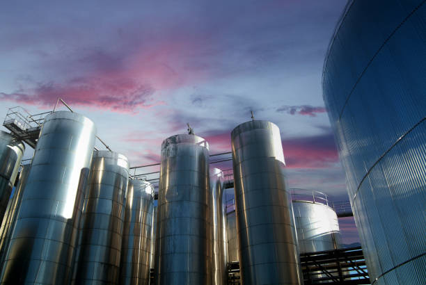 Industry, Storage Tank, Factory, Silo