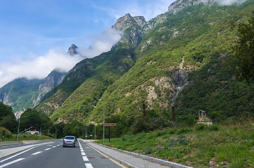 Mountain road at Lianbaoyeze(莲宝叶则), China
