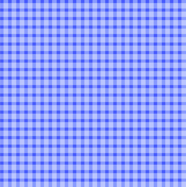 istock A graphic illustration of A Blue Gingham pattern for use as an icon, logo or web decoration 1312713650