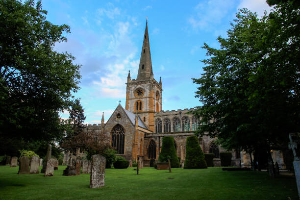 istock Holy Trinity Church with graveyard in Stratford-Upon-Avon, England 1312723874