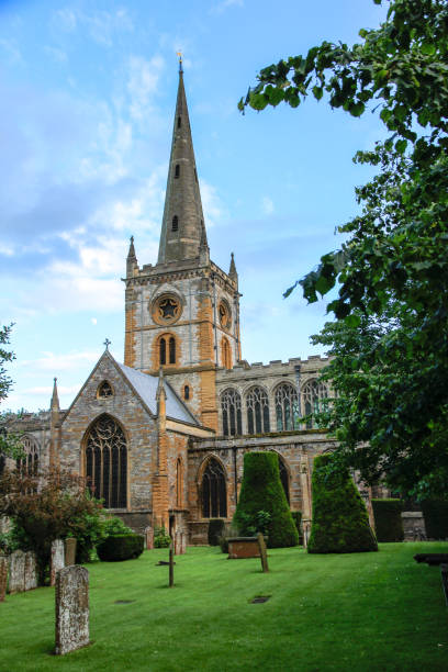 istock Holy Trinity Church with graveyard in Stratford-Upon-Avon, England 1312723880