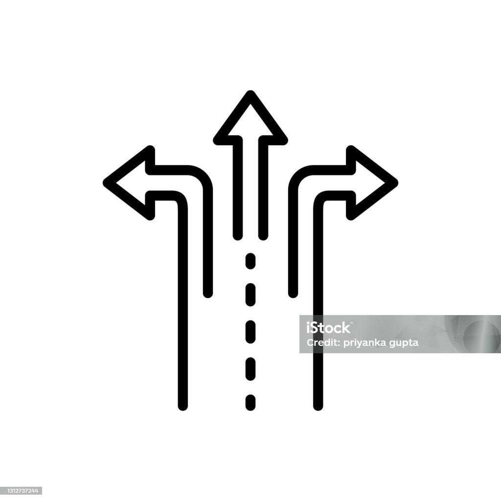 Split Or Divided Example Image Split Divided Stock Illustration - Download Image Now - Arrow Symbol ...