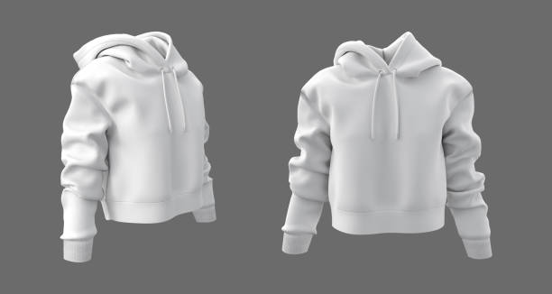 istock Blank hooded sweatshirt mockup for print 1312737346