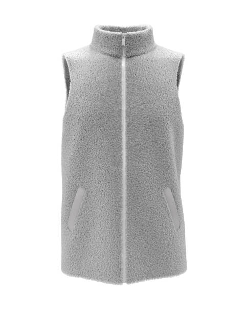 istock Fleece tracktop vest mockup 1312738807