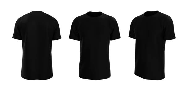 istock men's short sleeve t-shirt mockup in front, side and back views 1312738825
