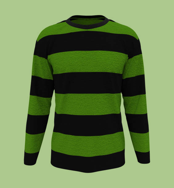 istock men's striped t-shirt mockup in front view 1312738854