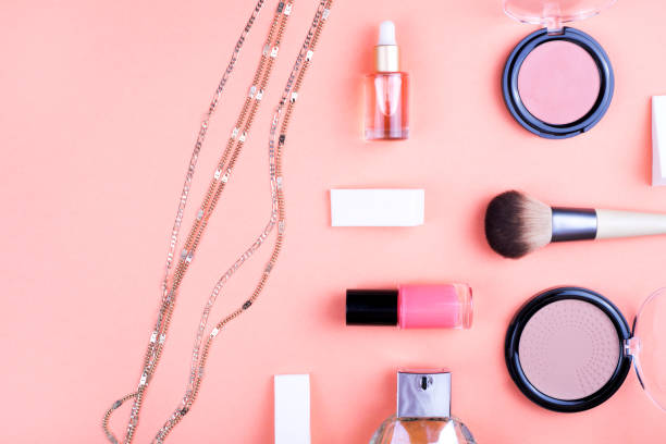 istock Set of decorative cosmetics for make up. 1312740526