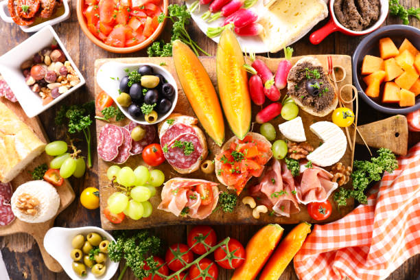 istock antipasto- assorted of buffet food 1312743258