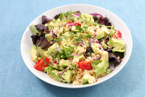 istock quinoa salad with avocado and tomato 1312745002