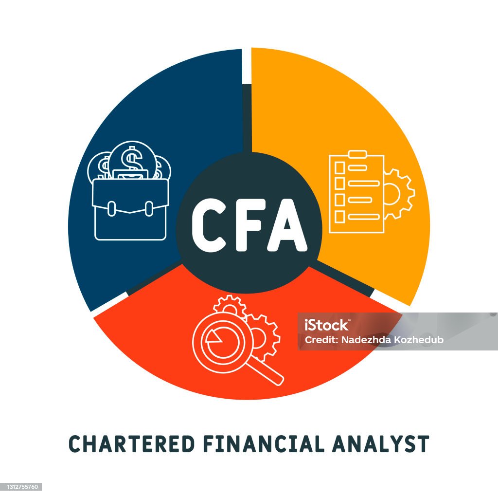 Cfa R Symbol Cfa Chartered Financial Analyst Acronym Business Concept Background ...