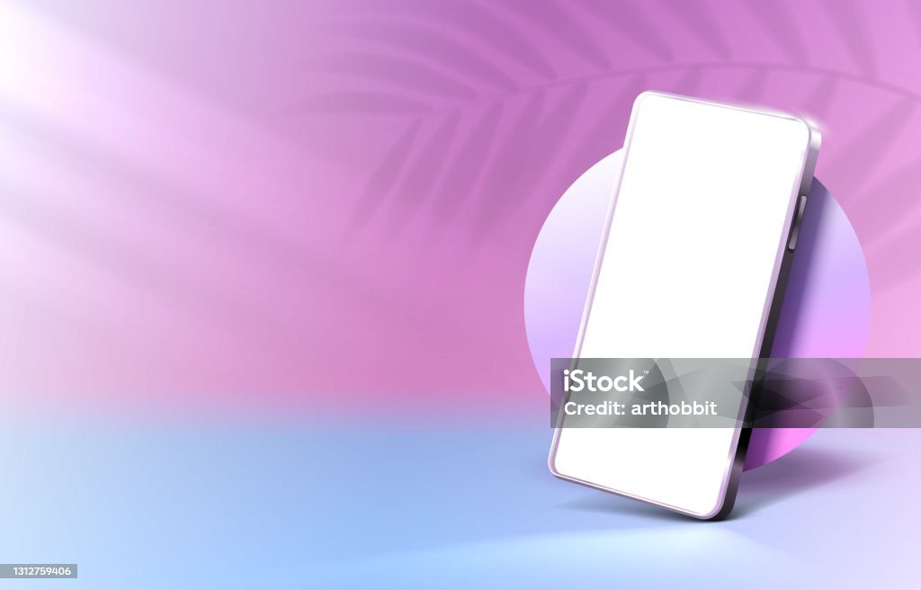 Mobile Display Vector Smartphone Mobile Screen Technology Mobile Display Light Vector Stock ...